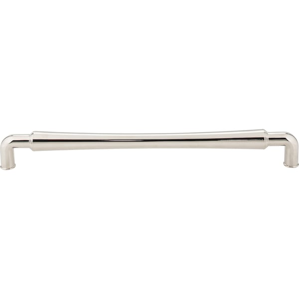 12 Center-to-Center Polished Nickel Barrel Bremen 2 Appliance Handle